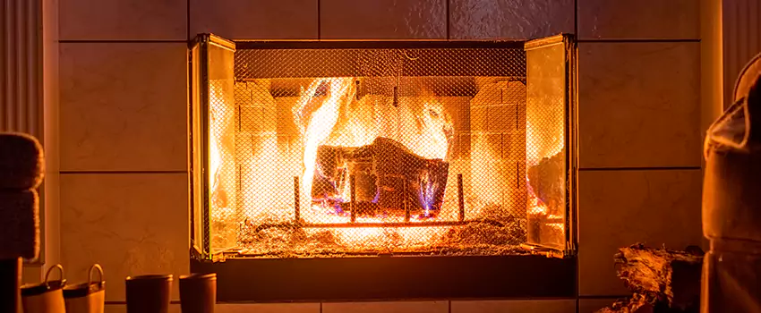 Mendota Hearth Landscape Fireplace Installation in Bridgetown, Ohio