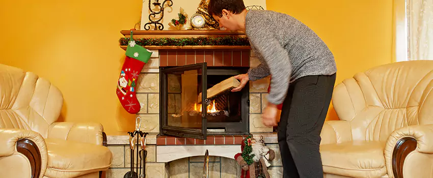Rusted Metal Fireplace Restoration in Bridgetown, Ohio